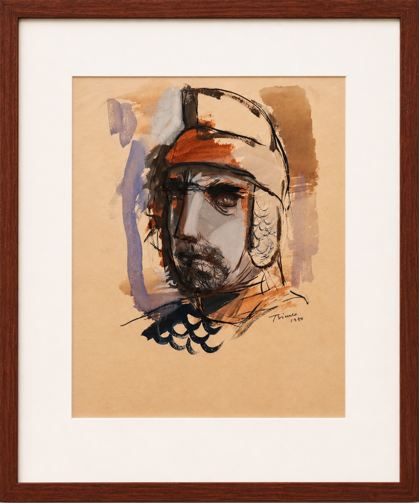 Enrico Bianco (1918-2013), Guerreiro, 1950 - foto 2 de 4
