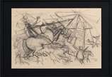 Enrico Bianco (1918-2013), Dom Quixote e Sancho... - Desenho s/ papel<br>Ass. inf. direito<br>Participou da Exposição e reproduzido à página 71 do livro da Exposição Bianco 75 anos de Pintura no Br...
