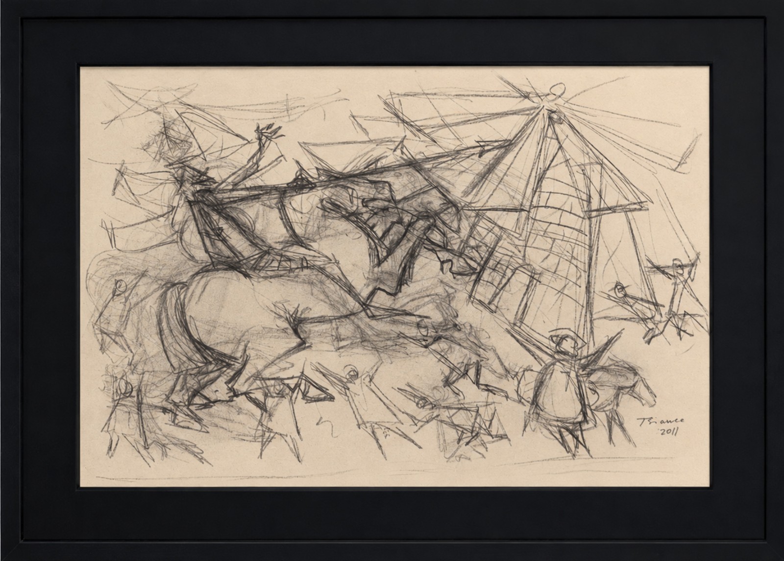 Enrico Bianco (1918-2013), Dom Quixote e Sancho Pança, 2011 - foto 2 de 4