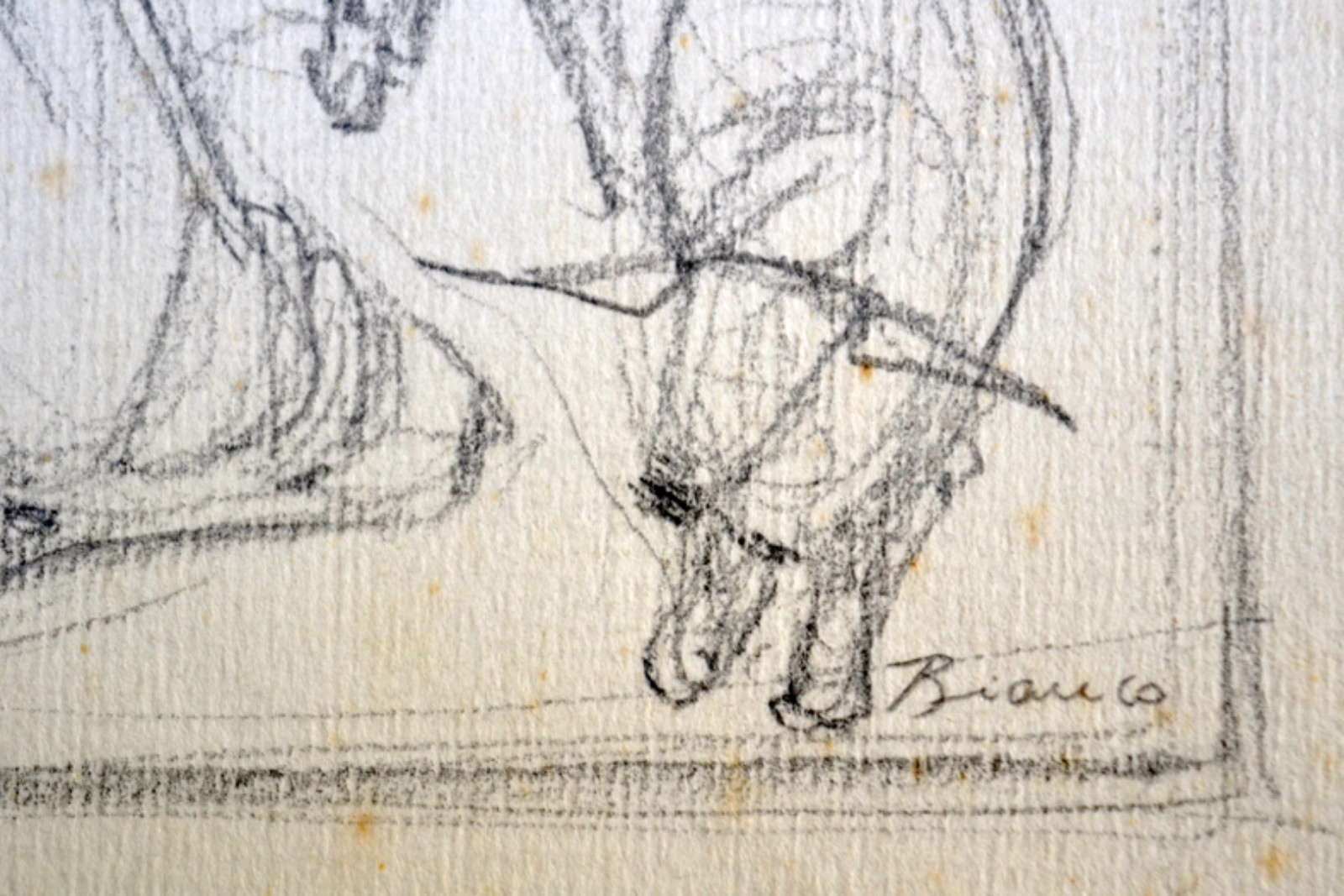 Enrico Bianco (1918-2013), Estudo Menino com Carneiros - foto 3 de 4