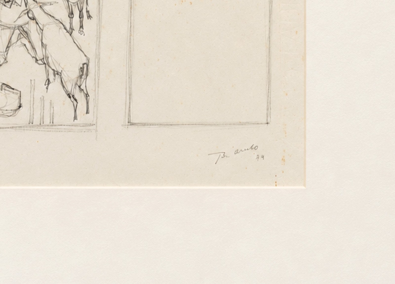Enrico Bianco (1918-2013), Estudo Menino com Carneiros, 1979 - foto 3 de 4
