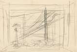 Enrico Bianco (1918-2013), Estudo Ballet Ruth - Grafite sobre papel   <br>Com Declaração de Autenticidade, registrado sob o nº 00420, emitido pela Família do Artista.