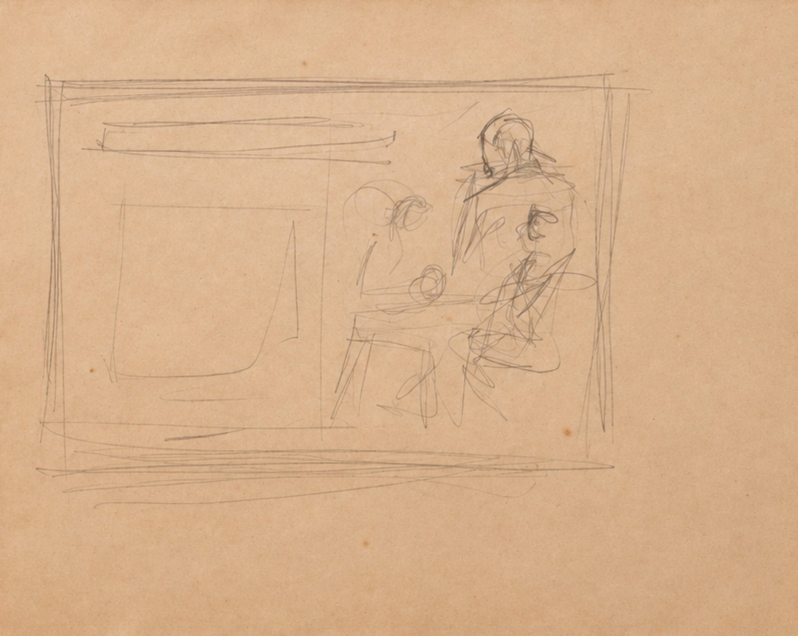 Enrico Bianco (1918-2013), Estudo para 2 Obras (frente) e 1 Obra (verso) - foto 5 de 5