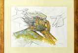 Enrico Bianco (1918-2013), Cabeça de Cristo, 2010 - Óleo s/ cartão <br>Ass. Inf. direito<br>Com declaração de Autenticidade, registrado sob o nº 01661, emitido pela Família do Artista