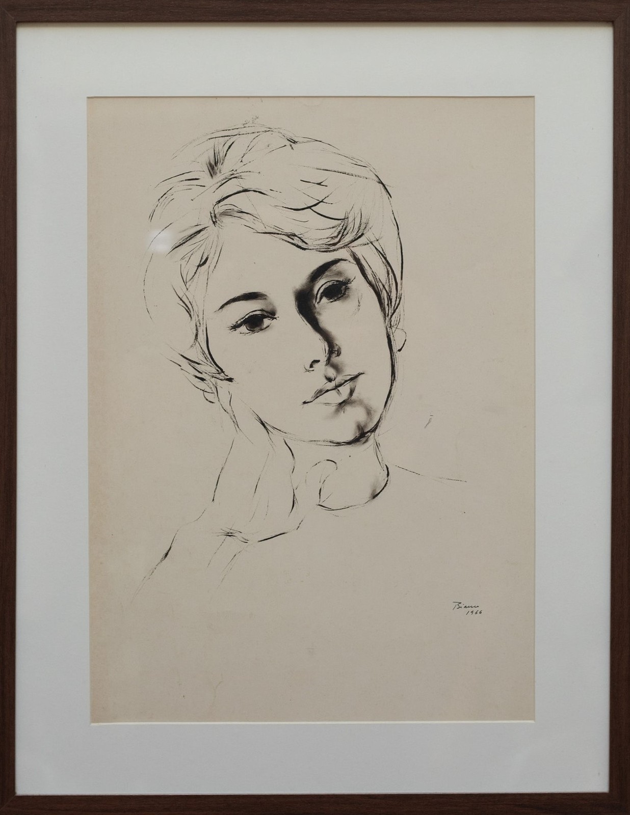 Enrico Bianco (1918-2013), Cabeça de Mulher, 1966 - foto 2 de 4