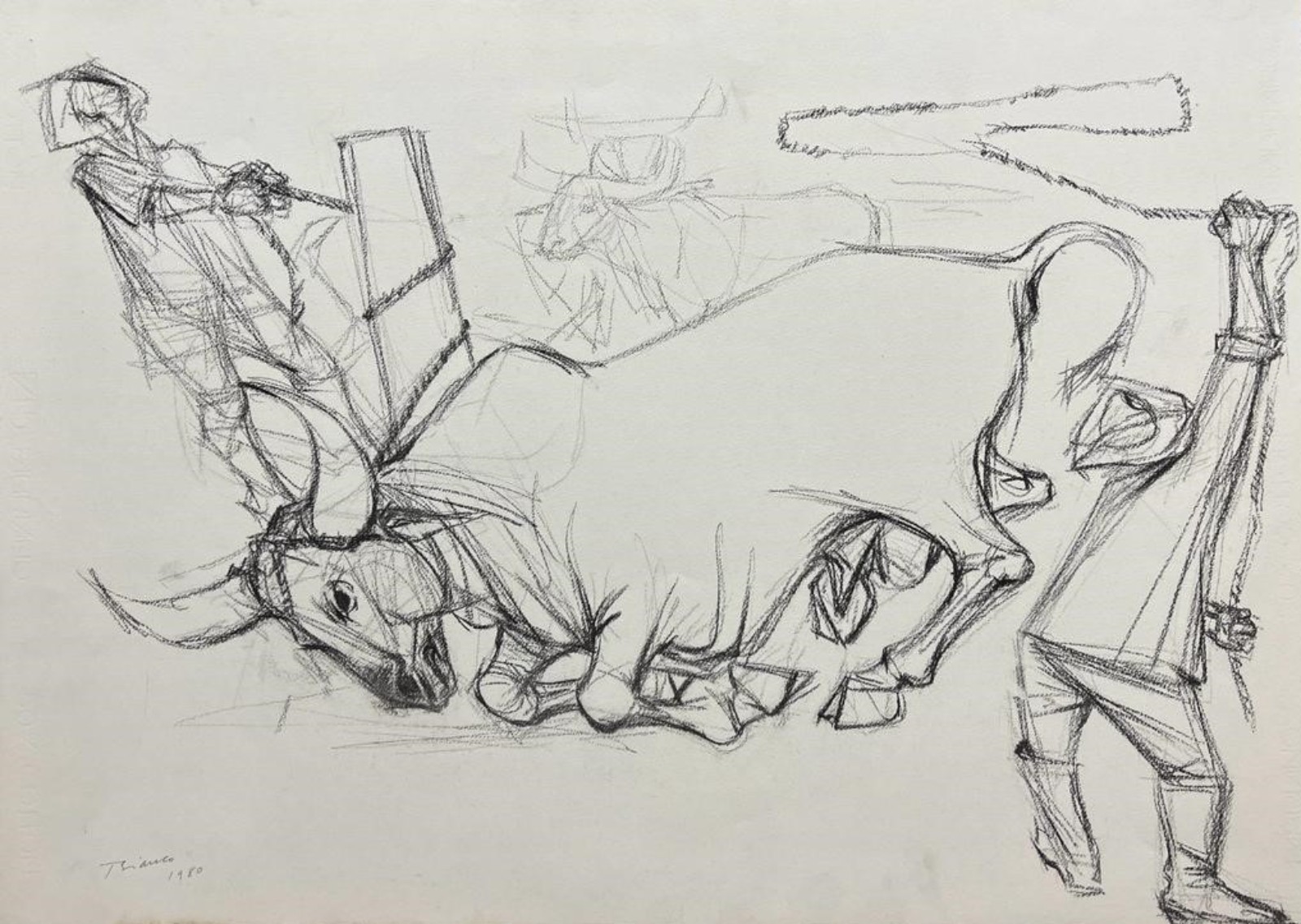 Enrico Bianco (1918-2013), Derrubada, 1980 - foto 1 de 4