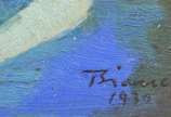 Enrico Bianco (1918-2013), Nú, 1970 - Óleo s/ duratex <br>Ass. Inf direito<br>Reproduzido no Livro do Artista Bianco, sob o nº 682 - pagina 211  - com Declaração de Autenticidade, registra