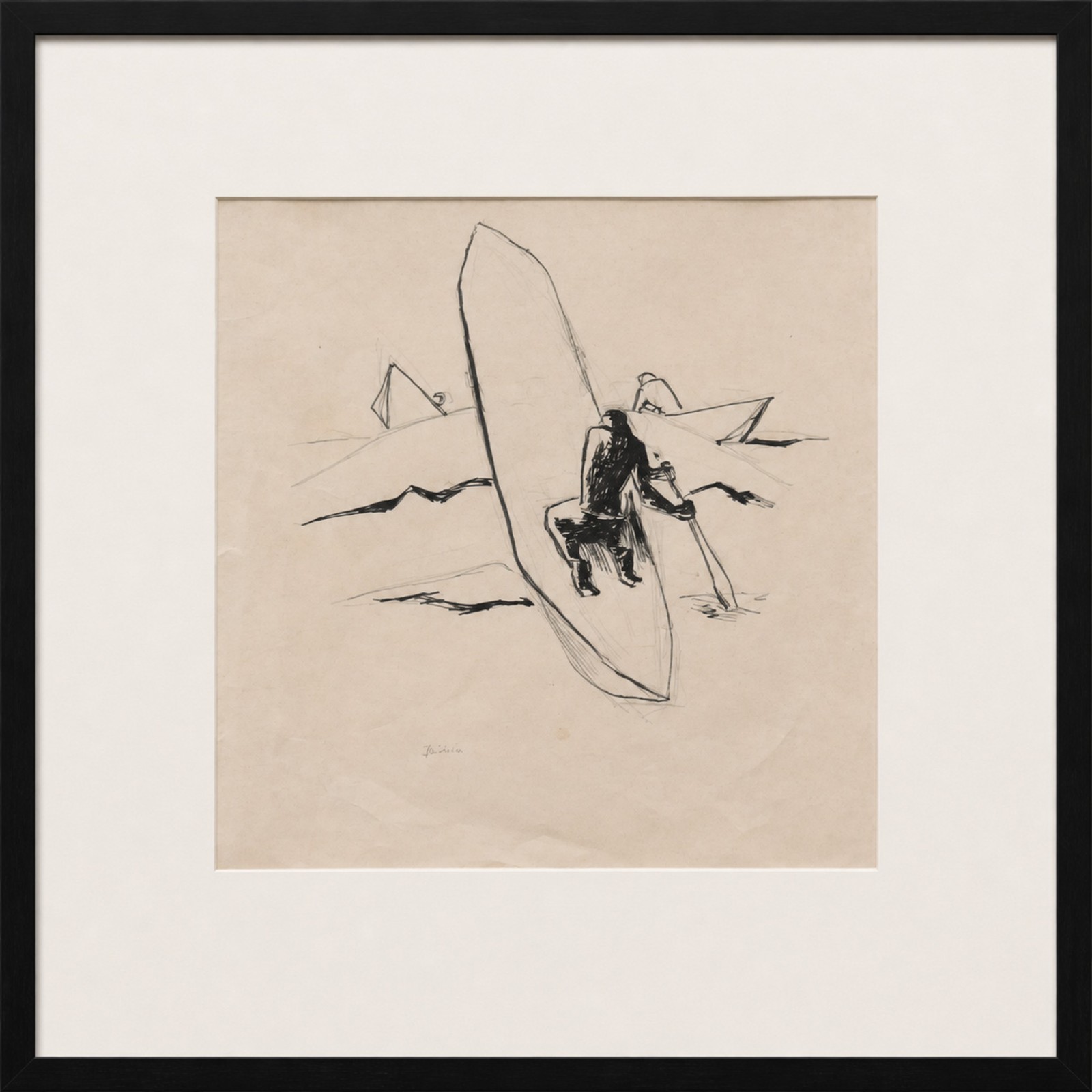 Enrico Bianco (1918-2013), Canoeiros - foto 2 de 3
