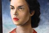 Enrico Bianco (1918-2013), Retrato de Yeda Samp... - Óleo s/ tela<br>Ass. Inf. esquerdo <br>Reproduzido no Livro do Artista Bianco,  sob o nº 167 - pagina 183  - com Declaração de Autenticidade, re...