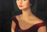 Enrico Bianco (1918-2013), Retrato - Óleo s/ tela<br>Com declaração de Autenticidade, registrado sob o nº 01681, emitido