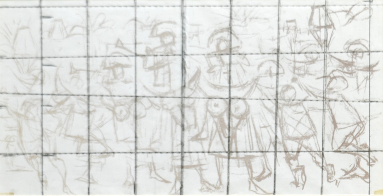 Enrico Bianco (1918-2013), Estudo para Painel Bumba meu Boi - foto 1 de 3