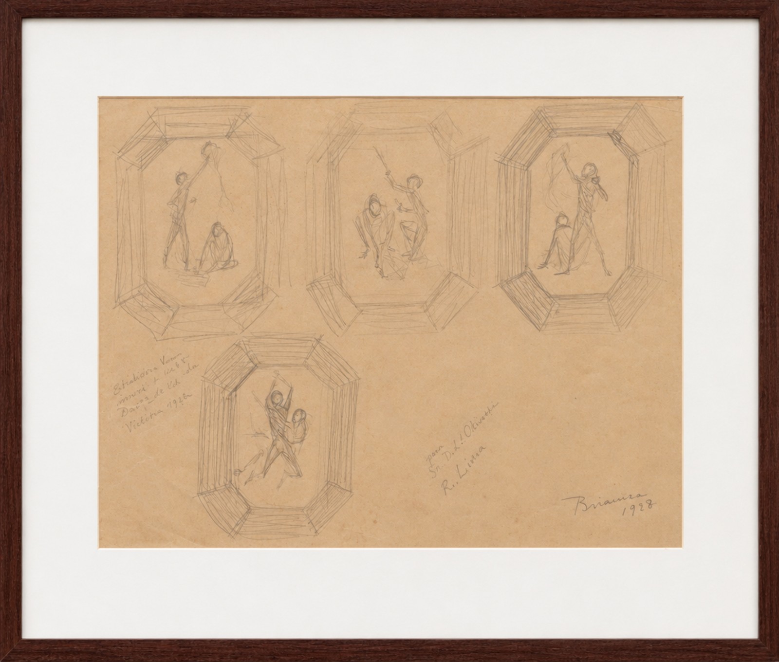 Enrico Bianco (1918-2013), Estudo para 4 Obras, 1956 - foto 2 de 4