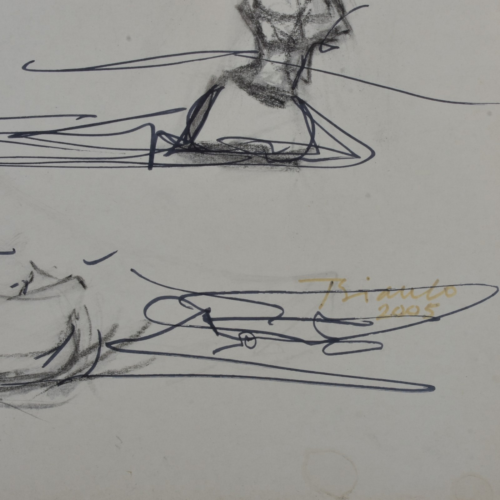 Enrico Bianco (1918-2013), Figura com cavalos, 2005 - foto 4 de 4