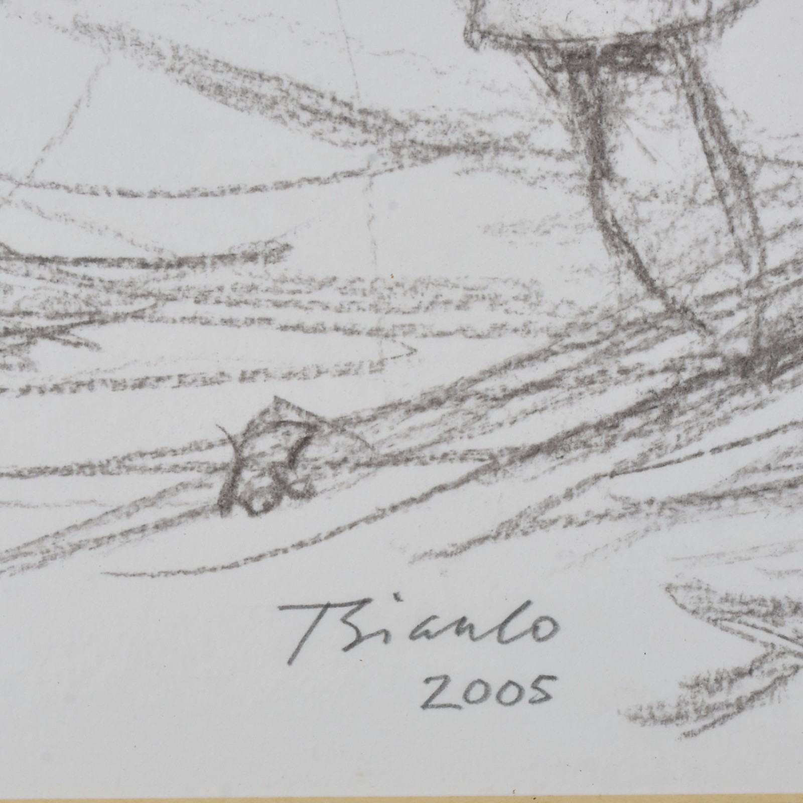 Enrico Bianco (1918-2013), O pescador, 2005 - foto 3 de 4