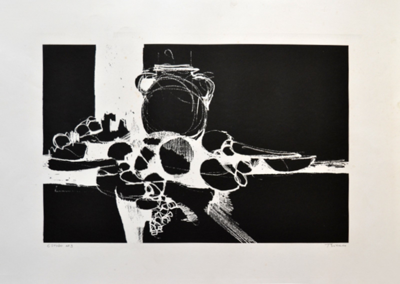 Enrico Bianco (1918-2013), Album (5 gravuras) - Natureza Morta, nº2 - foto 3 de 6