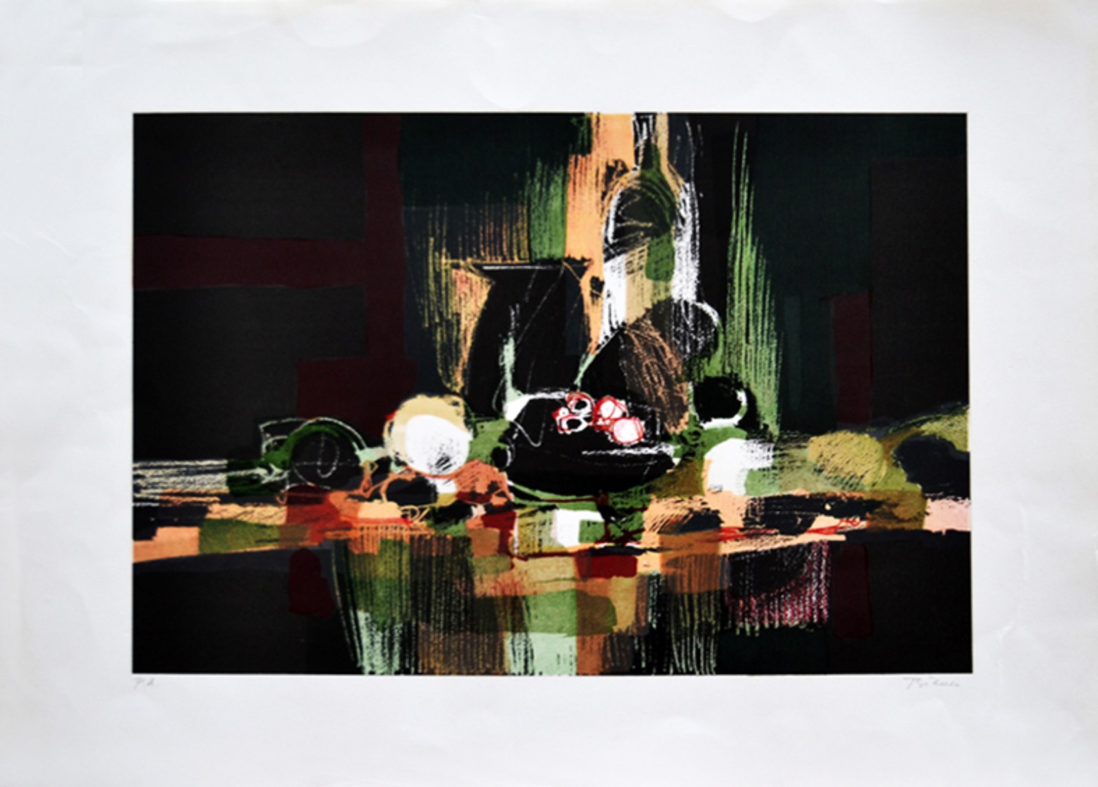 Enrico Bianco (1918-2013), Album (5 gravuras) - Natureza Morta, nº2 - foto 2 de 6