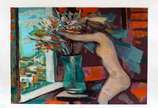 Enrico Bianco (1918-2013), Álbum (4 gravuras) - Álbum contendo 4 gravuras de Enrico Bianco:<br><br>1: Nú com Vaso de Flores - Serigrafia - Ed. P/A - Ass. inf. direito - 50,5 x 72,5 cm<br>2: Nú Femin