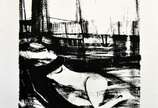 Enrico Bianco (1918-2013), Álbum (7 gravuras) - Álbum contendo 7 gravuras de Enrico Bianco:<br><br>1: Carlos Drummond 5, 1985 - Serigrafia em preto e branco - Ed. P/A - Ass. inf. direito - 47,5 x 35