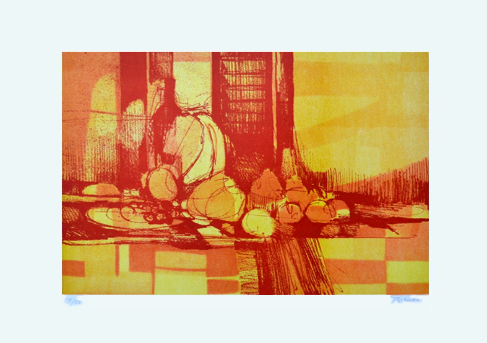 Enrico Bianco (1918-2013), Álbum (5 gravuras) - Natureza Morta, nº3 - foto 4 de 6