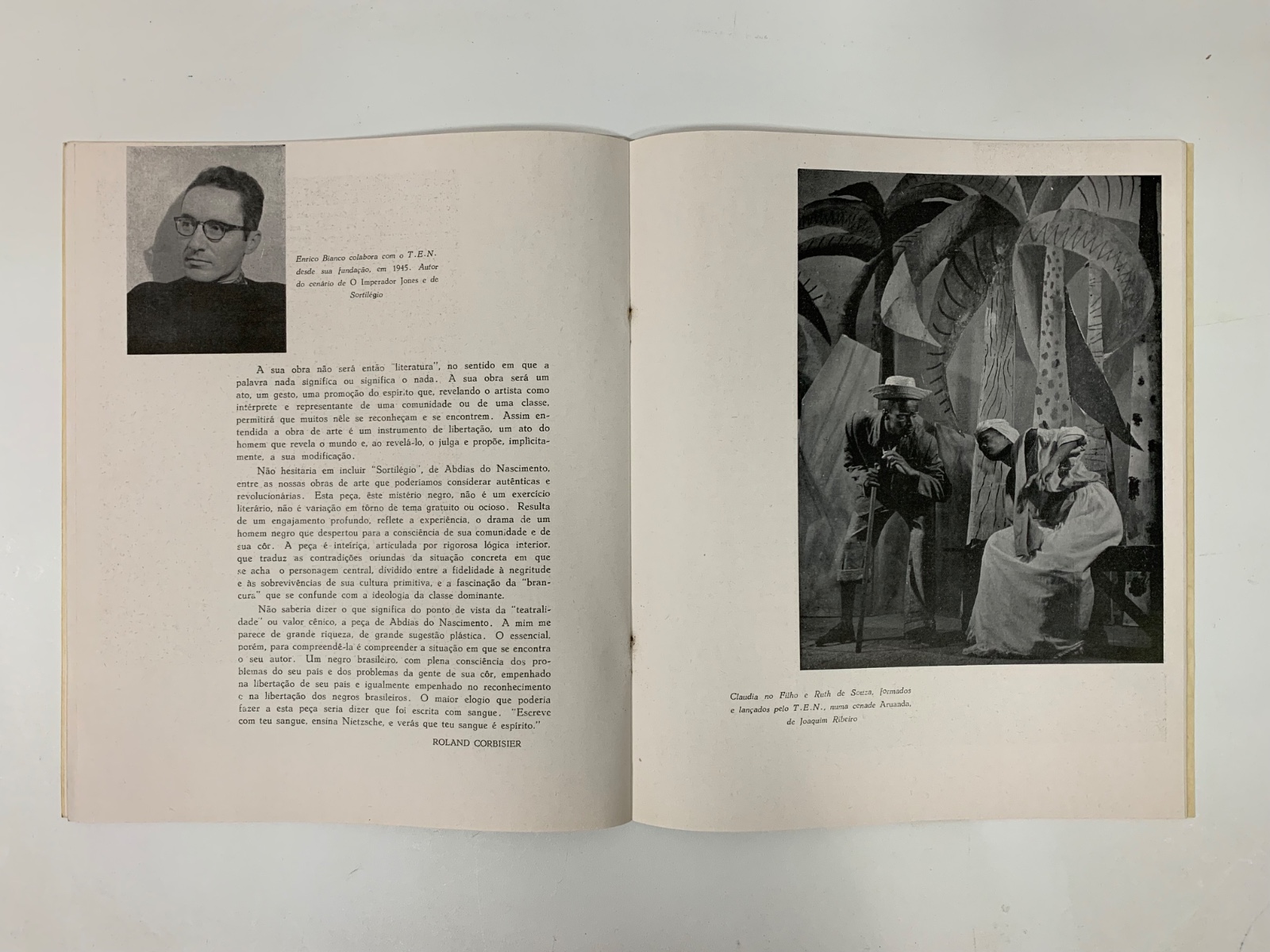 Enrico Bianco (1918-2013), Sortilégio, "Mistério Negro de Abdias do Nascimento". 1957 - foto 6 de 9
