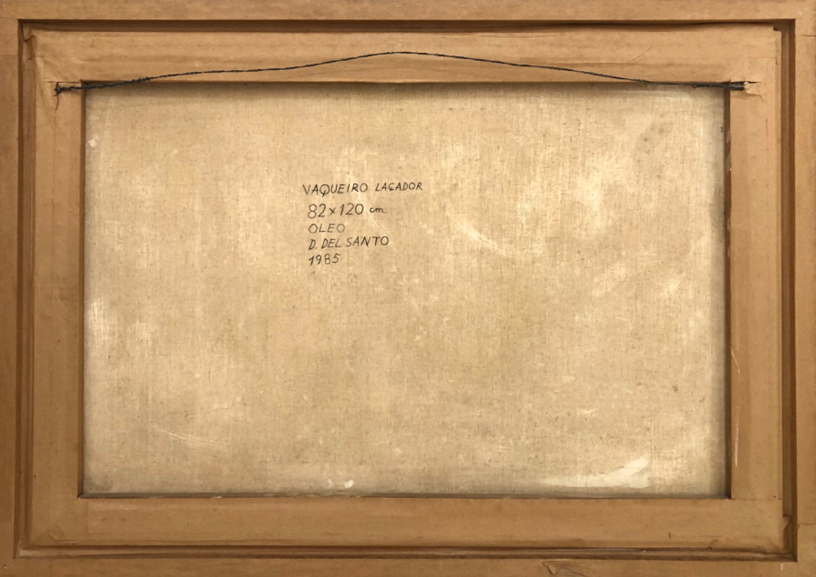 Dionísio del Santo (1925-1999), VAQUEIRO LAÇADOR, 1985 - foto 4 de 4