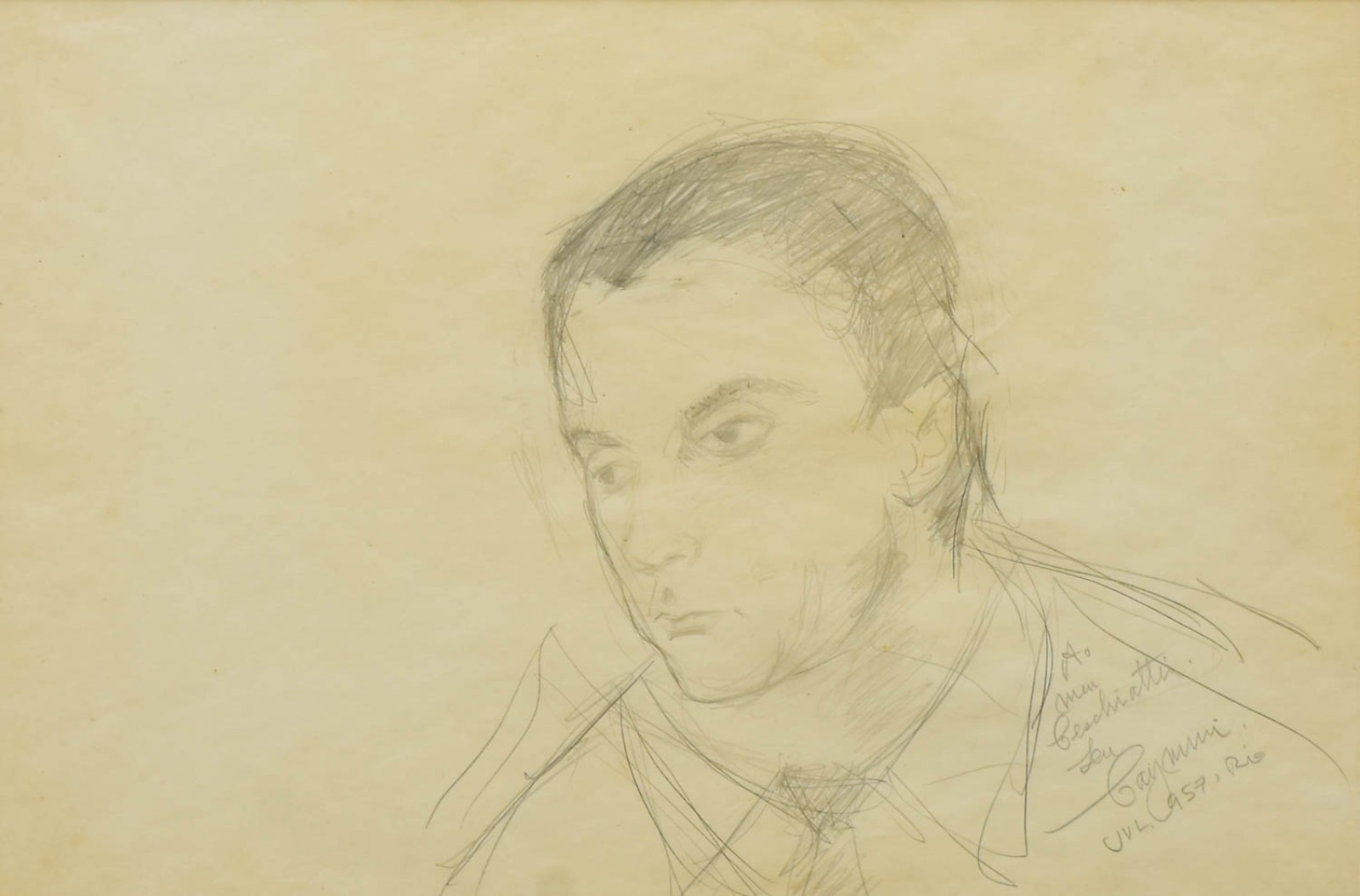 Dorival Caymmi (1914-2008), Retrato de Ceschiatti, 1957 - foto 1 de 4