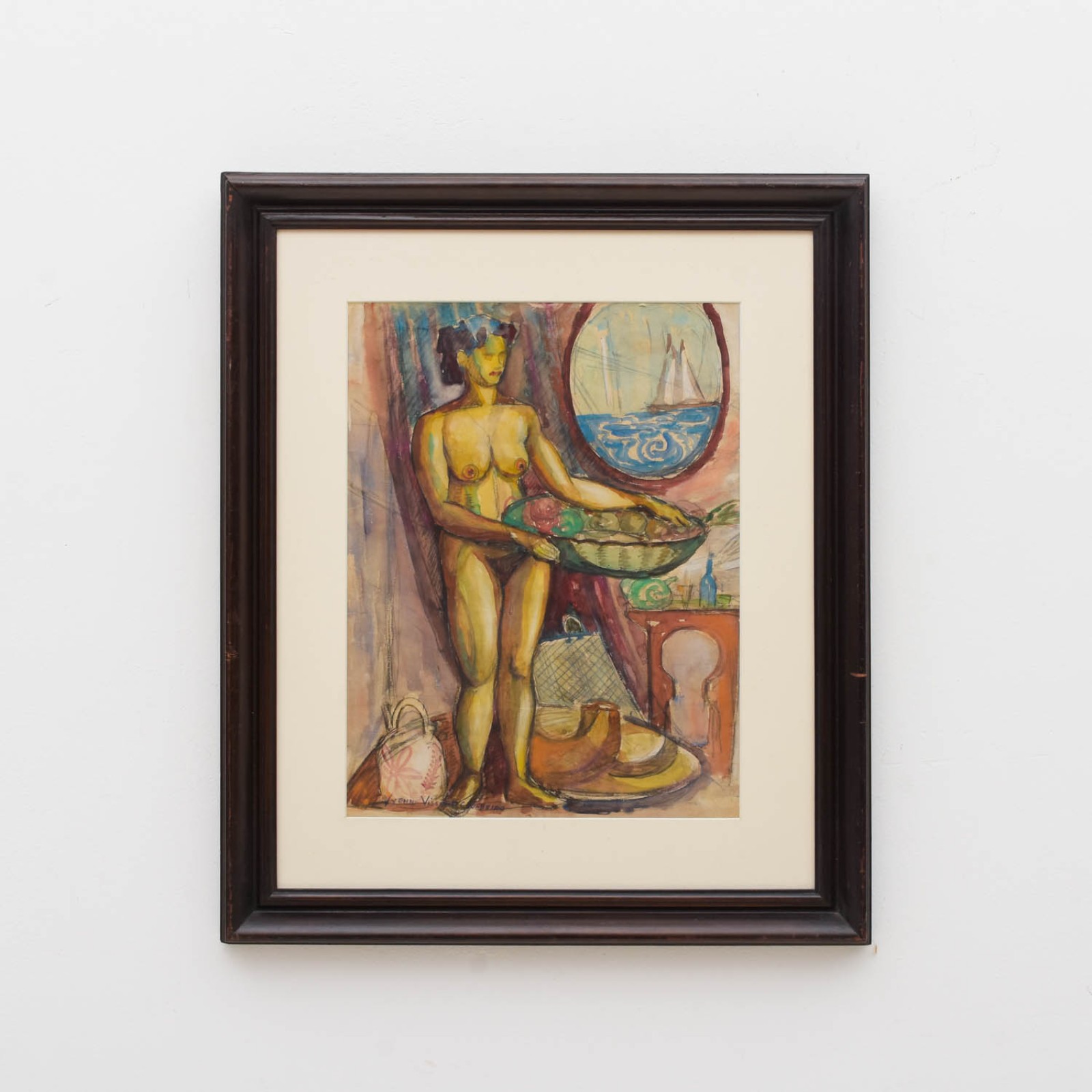 Yvonne Visconti (1902-1965), Mulher com oferenda - foto 2 de 4