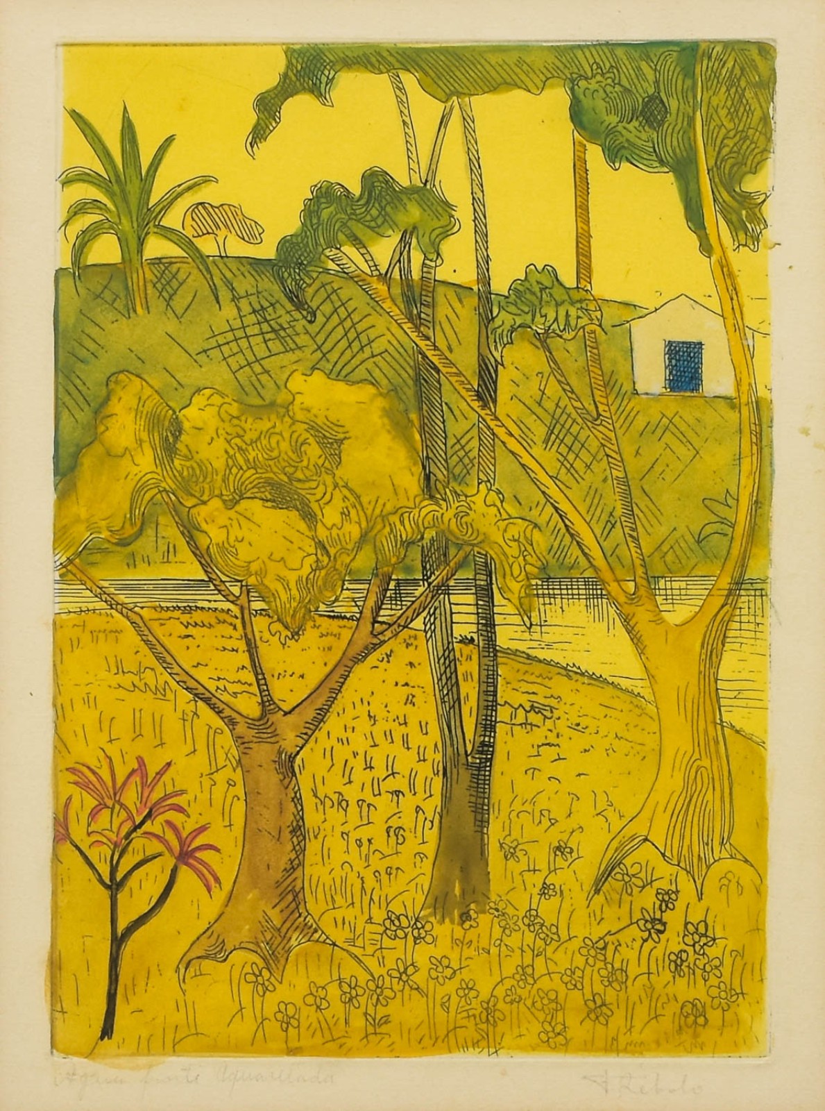 Francisco Rebolo (1902-1980), Paisagem - foto 1 de 5