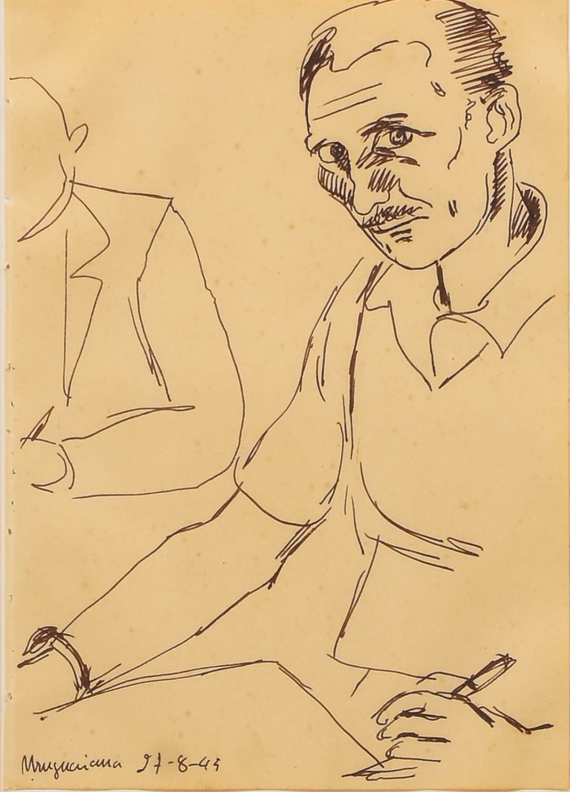 Aldo Bonadei (1906-1974), Autorretrato, 1945 - foto 1 de 4