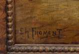 CH. FROMENT, Paisagem - Óleo s/ tela<br>Ass. inf. direito