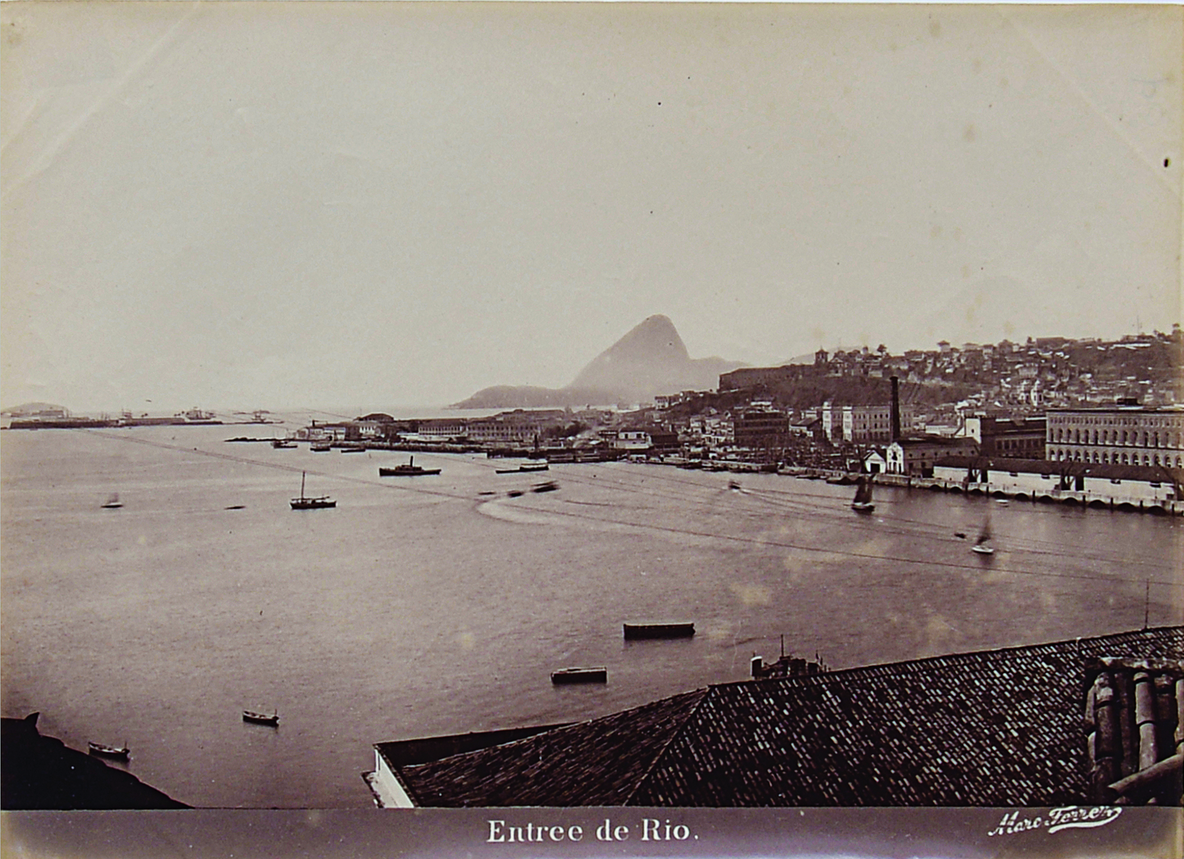 Entreé de Rio [Entrada do Rio de Janeiro, vendo-se o cais Pharoux e adjacências] - foto 2 de 2