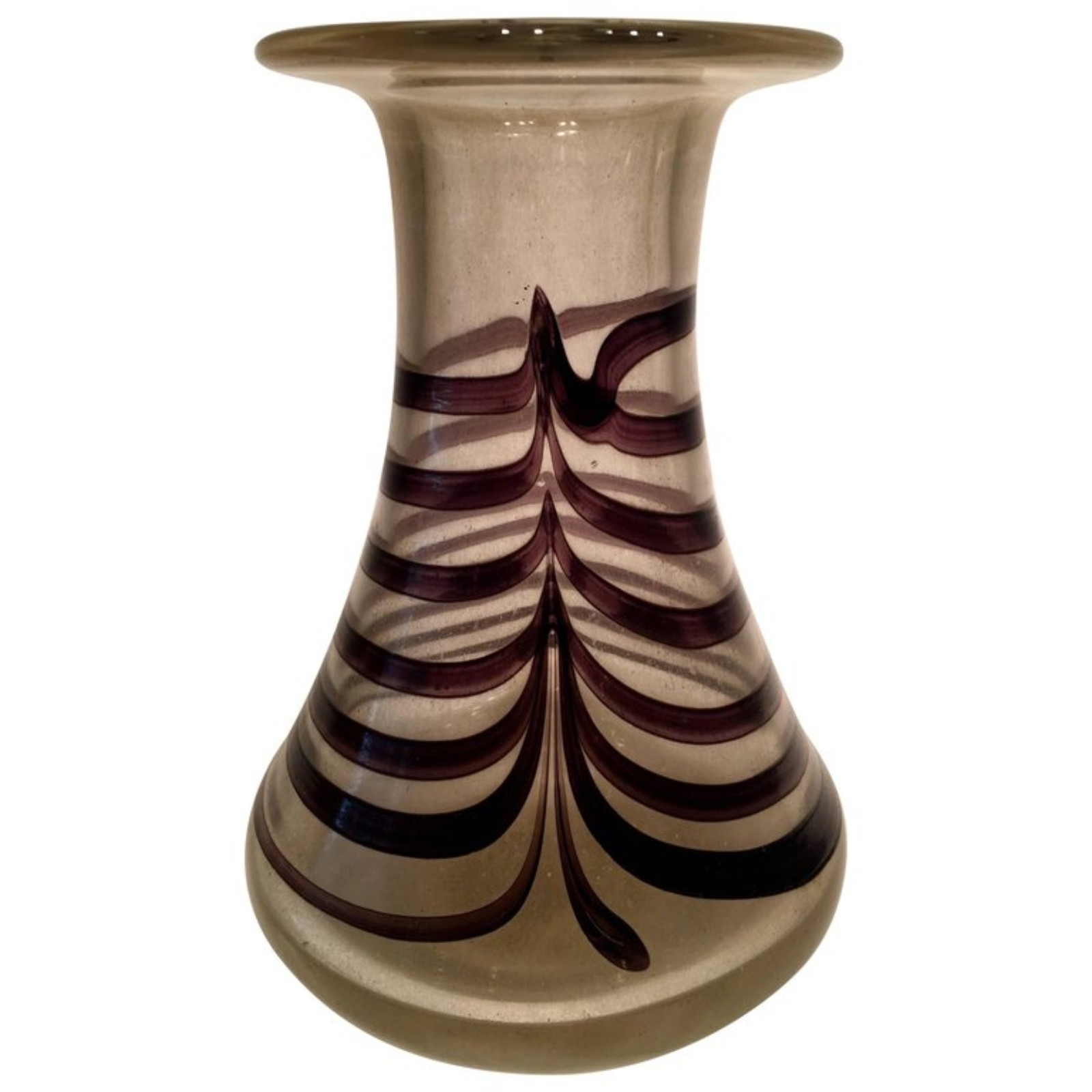 Vaso em vidro artistico soprado de Murano com pigmentação e banho de... - foto 1 de 2