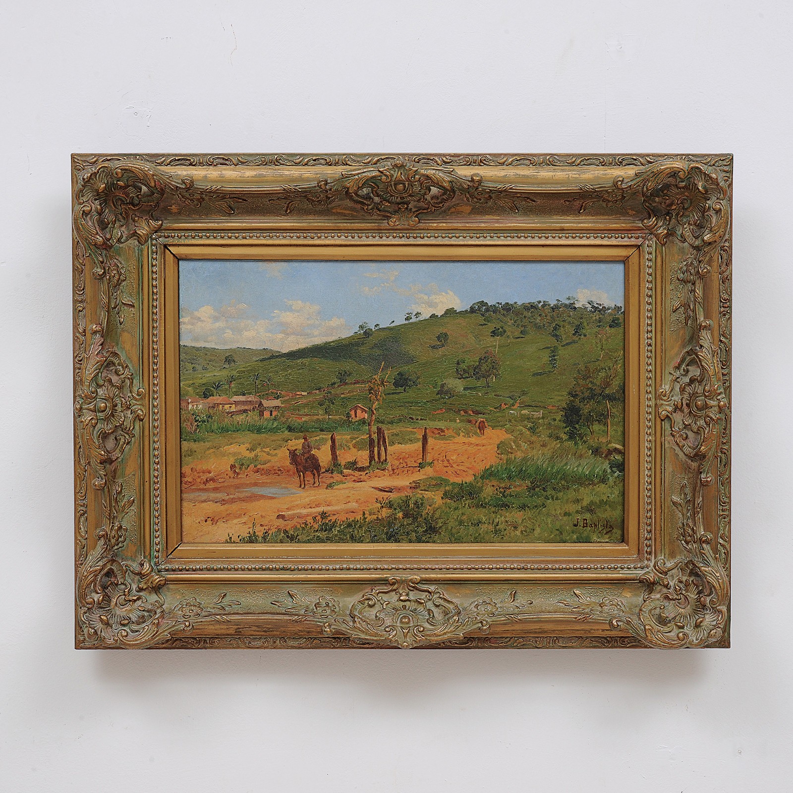 Baptista da Costa  (1865-1926), Paisagem Rural,  Circa 1900 - foto 2 de 3