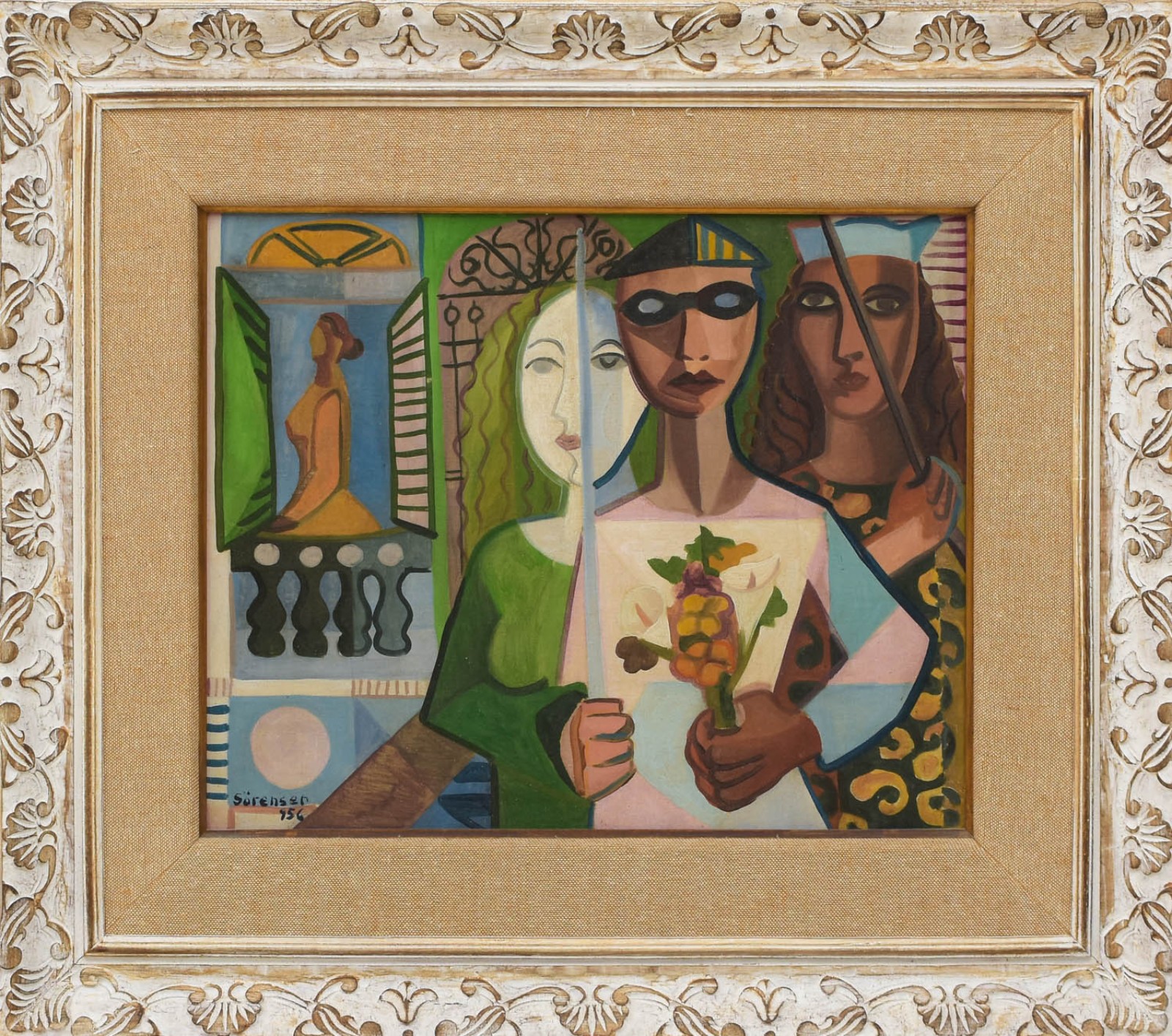 Carlos Sorensen (1928-2008), Figuras,1956 - foto 1 de 5