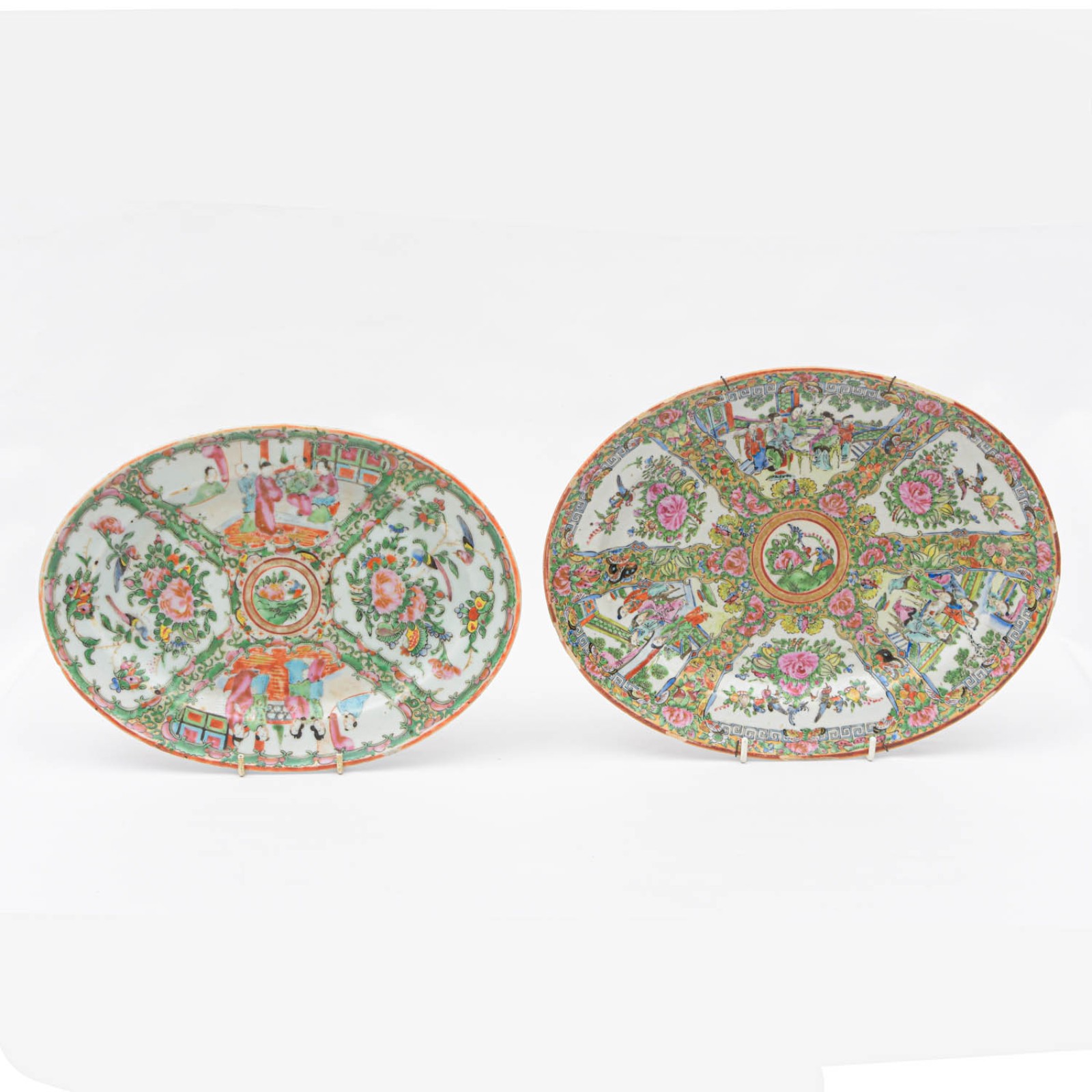 Duas travessas em porcelana chinesa Mandarim - foto 1 de 2