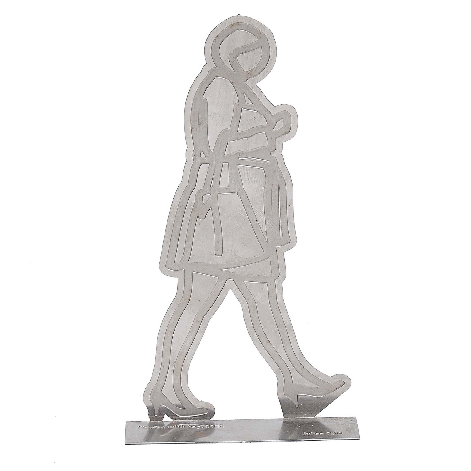 Julian Opie (1958), WOMAN WITH BAG, 2012 - foto 1 de 3