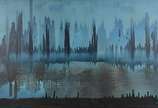 Antonio Bandeira (1922-1967), Paisagem Longínqua,1962 - Óleo s/tela<br>Ass. inf. direito e verso e datado<br><br><br><br><br>A produção abstrata de Antônio Bandeira (1922-1967) remonta à década de ...