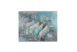 Roberto Matta (1911-2002), Sem título - Óleo s/tela<br>Ass. inf. esquerdo e verso<br><br>Roberto Matta (1911-2002) foi um pintor e escultor chileno, considerado um dos principais representan