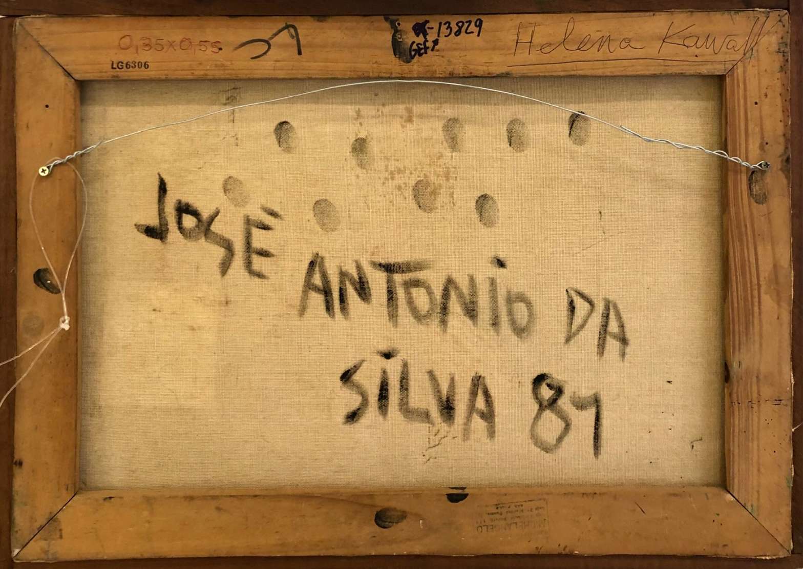 José Antônio da Silva (1909-1996), Sem Título, 1987 - Óleo s/ tela<br>Ass. canto inf. esquerdo <br><br>Autodidata, José Antônio da Silva foi descoberto como artista em 1946, durante uma exposição e...
