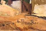 Arthur Timótheo da Costa (1882-1922), Paisagem com casario, 1919 - Óleo s/ tela<br>Ass. inf. direito<br>Localizado Rio de Janeiro.<br><br>Arthur Timótheo da Costa, nascido em 1882 em uma família hu...