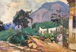 Arthur Timótheo da Costa (1882-1922), Paisagem com casario, 1919 - Óleo s/ tela<br>Ass. inf. direito<br>Localizado Rio de Janeiro.<br><br>Arthur Timótheo da Costa, nascido em 1882 em uma família hu...