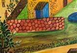 Rosina Becker do Valle (1914-2000), A Fazenda, 1969 - Óleo s/ tela<br>Ass. dat. tit. inf. central<br><br>A obra "A Fazenda" de Rosina Becker Do Vale retrata uma paisagem rural serena, com um rio se...