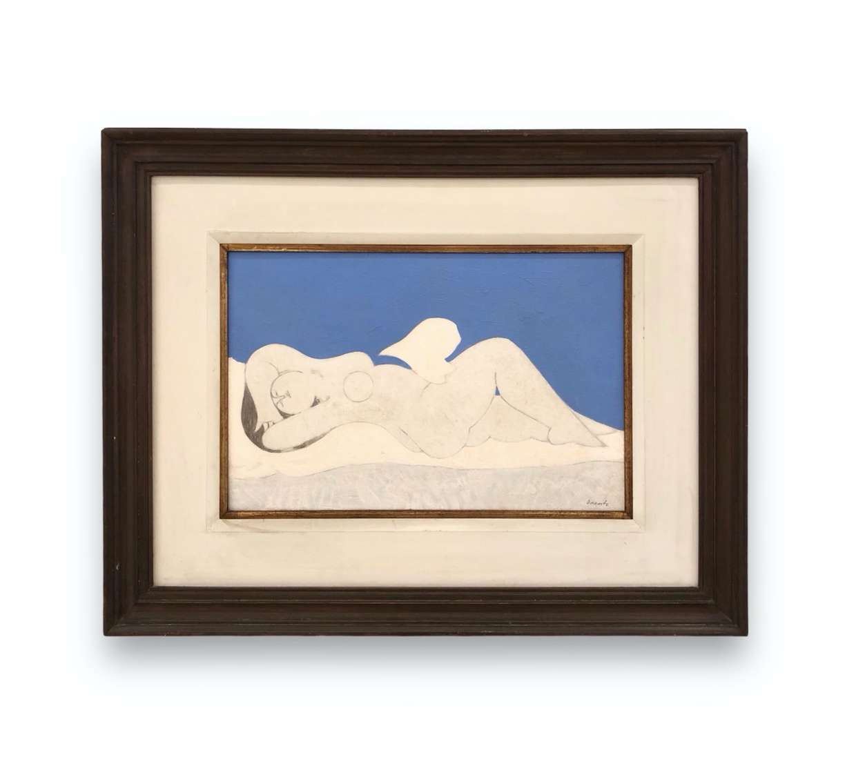 Milton Dacosta (1915-1988), Vênus e Passaro, 1969 - Óleo s/ tela <br>Ass. inf. direito e verso.<br>Obra apresenta cachê da Galeria Contorno. <br><br><br><br>Milton Dacosta (1915-1988) foi um destac...