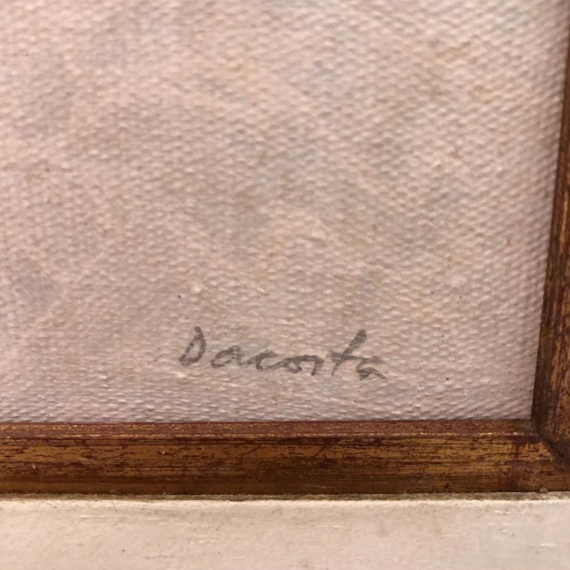 Milton Dacosta (1915-1988), Vênus e Passaro, 1969 - Óleo s/ tela <br>Ass. inf. direito e verso.<br>Obra apresenta cachê da Galeria Contorno. <br><br><br><br>Milton Dacosta (1915-1988) foi um destac...