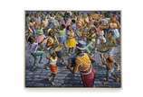 SERGIO VIDAL (1945), Folia Carnavalesca, 2024 - Óleo s/ tela<br>Ass. inf. direito 