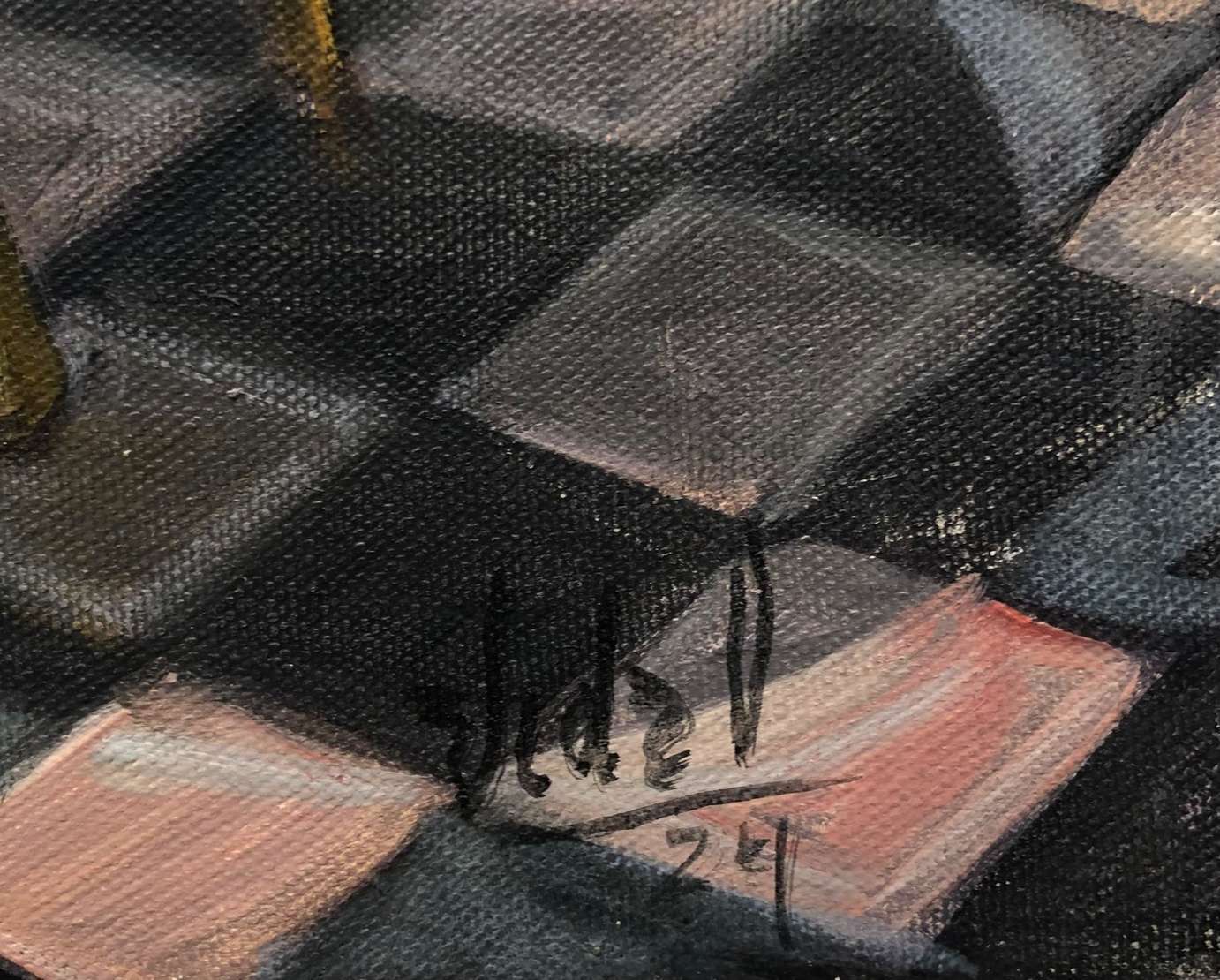 SERGIO VIDAL (1945), Pela madrugada, 2023 - Óleo s/ tela<br>Ass. inf. direito<br>