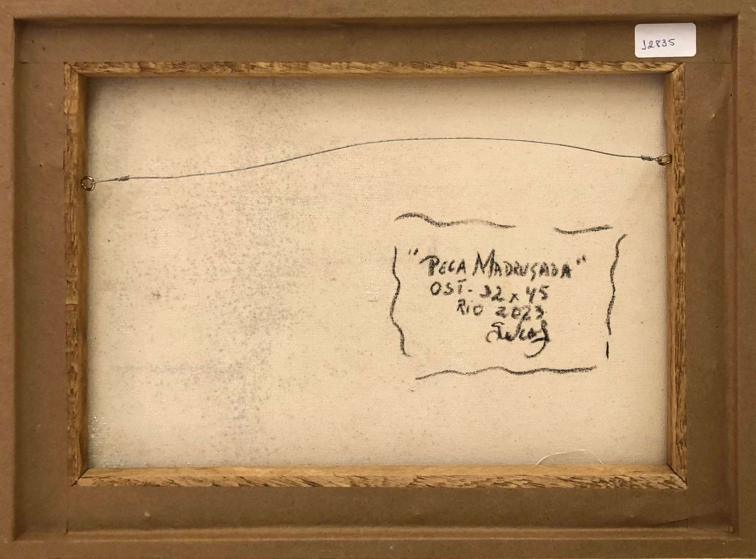 SERGIO VIDAL (1945), Pela madrugada, 2023 - Óleo s/ tela<br>Ass. inf. direito<br>