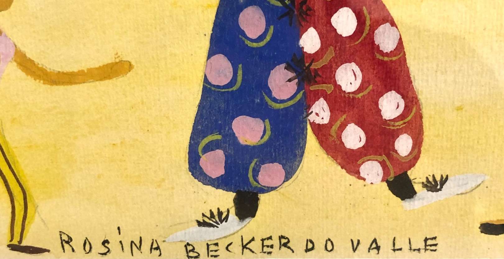Rosina Becker do Valle (1914-2000), Carnaval, 1964 - Aquarela s/ papel <br>Ass. inf. esquerdo 