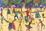 Rosina Becker do Valle (1914-2000), Carnaval, 1964 - Aquarela s/ papel <br>Ass. inf. esquerdo 