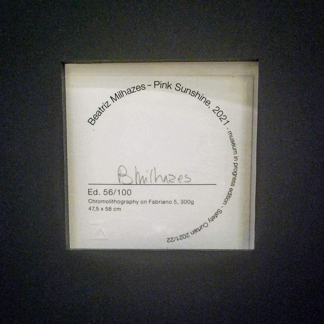 Beatriz Milhazes (1960), Pink Sunshine, 2021 - Serigrafia <br>Ass. verso<br>Edição 58 de 100<br><br>O trabalho de Beatriz Milhazes é muito marcado por formas orgânicas, arabescos, flores e colunas 